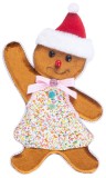 Decoratiune de Craciun omulet turta dulce MagicHome, 19x3x32 cm