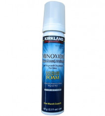 Spuma Kirkland, Caderea Parului, Minoxidil 5%, Tratament 1 luna (1x flacon 60gr) foto