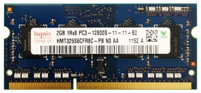 Memorie laptop Hynix HMT325S6CFR8C-PB 2GB DDR3 1600MHz CL11