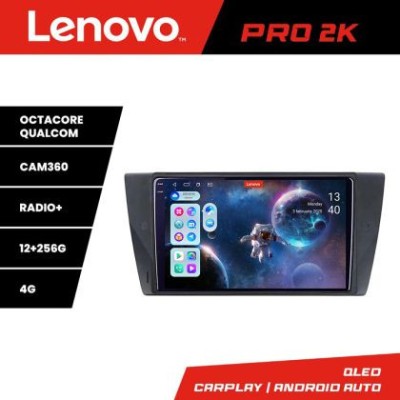 Navigatie BMW Seria 3 E90 Lenovo Kit-095 8 core QLED 2K 12+256 360 Android Waze USB Navigatie Internet Youtube Radio CarStore Technology foto