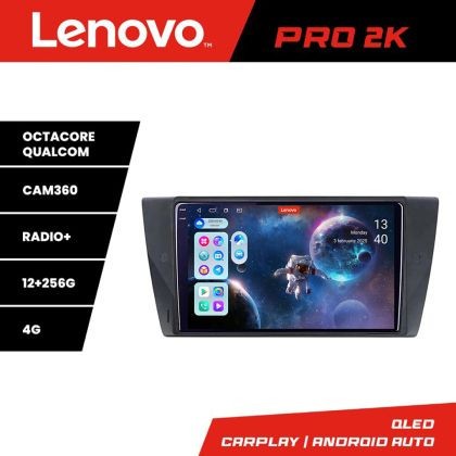 Navigatie BMW Seria 3 E90 Lenovo Kit-095 8 core QLED 2K 12+256 360 Android Waze USB Navigatie Internet Youtube Radio CarStore Technology