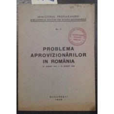 PROBLEMA APROVIZINARILOR IN ROMANIA