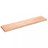 Cumpara ieftin Blat de masă maro 180x40x(2-6) cm, lemn masiv stejar tratat