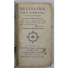 BELISAIRE par M. MARMONTEL , 1767