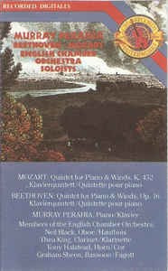 Caseta Beethoven / Mozart Quintets For Piano And Winds, originala foto
