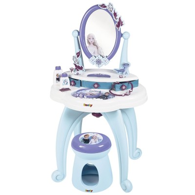 Jucarie Smoby Masuta de machiaj Frozen Hairdresser 2 in 1 foto