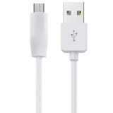 Cablu de Date USB-A la Micro-USB 10.5W, 2.1A, 1m - Hoco Rapid (X1) - White