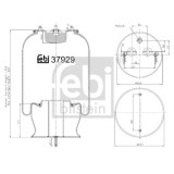 Febi Bilstein Burduf, suspensie pneumatica