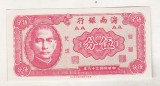 bnk bn China 5 cents 1949 Hainan Bank , unc , unifata