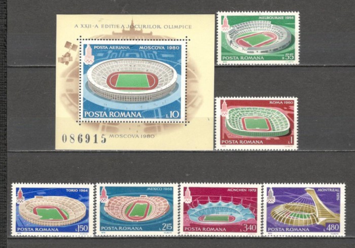 Romania.1979 Olimpiada de vara MOSCOVA ZR.632