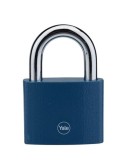 Lacat suspendat Yale Albastru Metalic, Model YE11BL/60/132/1, pentru Porti si Dulapuri