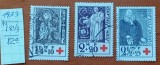 FINLANDA-1933-''CRUCE-ROSIE''- Serie completa-stampilat'' -Vezi-Scan