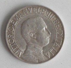 Moneda Italia - 1 Lira 1913 - Argint