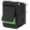 Intrerupator OFF-ON, 2 pozitii, DPST, BULGIN - C1350XBMBBG