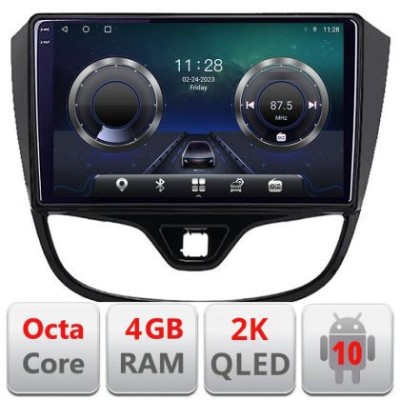 Navigatie Opel Karl 2017- C-karl Android Octa Core Ecran 2K QLED GPS 4G 4+32GB 360 kit-karl+EDT-E410-2K CarStore Technology foto