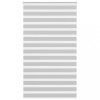 Jaluzea tip zebra gri deschis lățime țesătură 120,9cm poliester