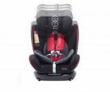 Scaun auto Babyauto More Werdu RWF dual isofix 0-36 kg gri rosu