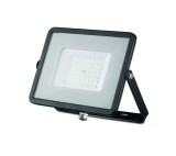 Proiector LED V-TAC 50W, 4000lm, 6500K, IP65, Cip Samsung, Lumina Rece, Negru, Exterior