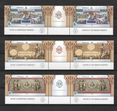 ROMANIA 2022 - PICTORI AI BANCNOTELOR ROMANESTI, STRAIF DE JOS, DIN COALA, MNH- LP 2369 foto
