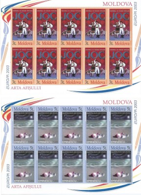 |Moldova, minicoli, Europa CEPT, 2003, MNH foto