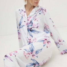 Answear Lab pijama femei, culoarea violet