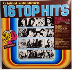 various - 16 Top Hits sept / oct 1984 NM / VG+ vinil LP disc muzica pop rock Club Top 13 foto