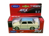 Macheta metal Trabant crem cu plafon albastru 1:43 Welly
