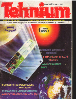 C10441 - REVISTA TEHNIUM NR. MARTIE 2004 foto