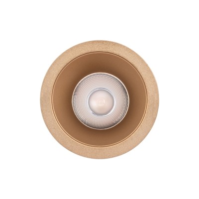 Spot LED incastrat PT 09 70447, 6W, lumina neutra, auriu mat foto
