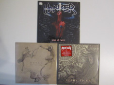 3 Disc Vinil-Vinyl Heavy Metal: Hanker-Haken-Alpha Tiger Nou-Sigilat foto