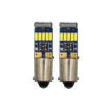 Set 2 x Becuri auto LED, Canbus, 15 SMD, 12V, Universal