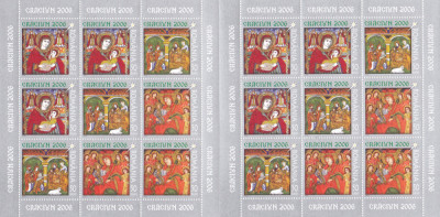 CRACIUN 2006,BLOC,X2 NEUZAT,MNH,ROMANIA. foto