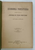 ECONOMIA FORESTIERA , REVISTA ' CERCULUI DE STUDII FORESTIERE ' COLEGAT DE 12 NUMERE , ANUL I, 1919 , AN COMPLET