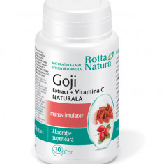 Goji extract + vitamina c naturala 30cpr rotta natura