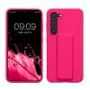 Husa Kwmobile pentru Samsung Galaxy S23, Roz, Silicon, KWM000021KT003C, Carcasa