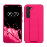 Husa Kwmobile pentru Samsung Galaxy S23, Roz, Silicon, KWM000021KT003C, Carcasa