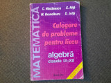 CULEGERE DE PROBLEME PENTRU LICEU CLASELE IX-XII C NASTASESCU 2004 -1/1