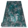Covor DE LUXE modern 6754 Abstracțiune - structural verde / gri, 200x290 cm