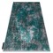 Covor DE LUXE modern 6754 Abstracțiune - structural verde / gri, 200x290 cm