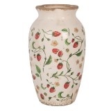 Cumpara ieftin Vaza flori ceramica multicolora Capsuni &Oslash; 16x27 cm
