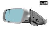 Oglinda exterioara Audi A3 01.2000-04.2003 Modele cu 5usi partea stanga View Max Albastra Asferica Carcasa pregatita