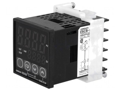 Regulator Temperatură SSR OUT 2 pe Panou E5CB 24AC/DC foto