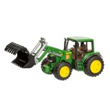 Jucarie tractor Bruder John Deere 6920, scara 1:16, plastic ABS, roti cauciuc, interior exterior, ghidare volan