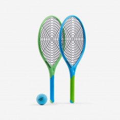 Set Tenis Funyten 2 rachete şi 1 minge Albastru/Verde