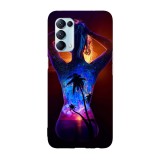 Husa compatibila cu Oppo A74 model Fantasy galaxy, Silicon, TPU, Viceversa, Transparent, Carcasa