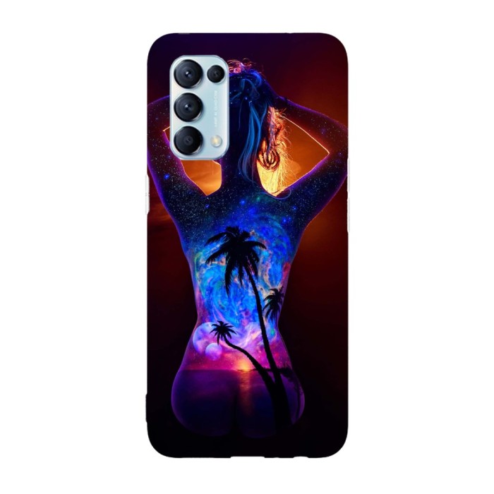 Husa compatibila cu Oppo A76 model Fantasy galaxy, Silicon, TPU, Viceversa
