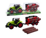 Tractor cu remorca HDS pentru transportul lemnului, 37 x 11 x 9 cm, Lean 24796