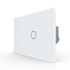 Intrerupator Simplu cu Touch LIVOLO din Sticla, Standard Italian &ndash; Serie Noua SmartElectro IntelligentHouse