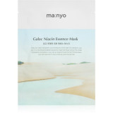 Cumpara ieftin Ma:nyo Galac Niacin Essence mască textilă iluminatoare cu efect de hidratare 30 g