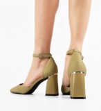 Cumpara ieftin Pantofi dama Popey Khaki